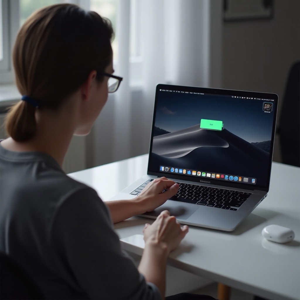 como verificar a bateria dos AirPods Max