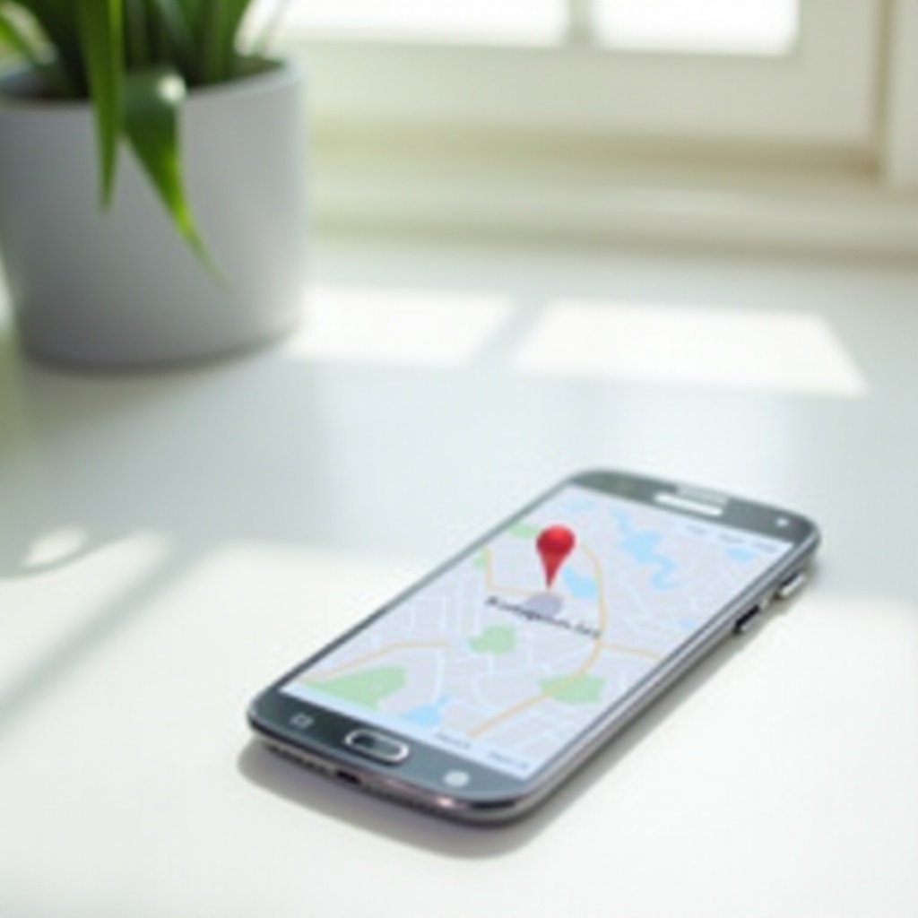 como compartilhar localização no samsung