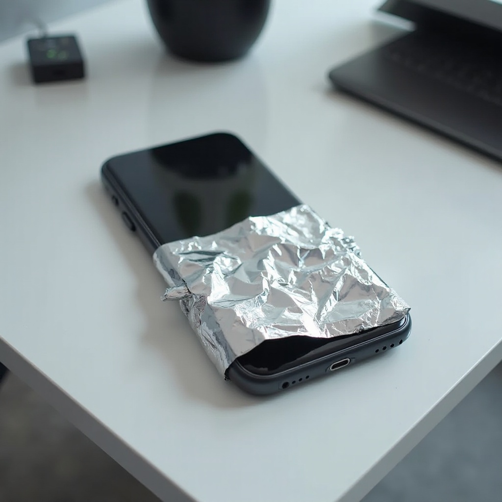 avvolgere il tuo telefono in un foglio di alluminio blocca il segnale