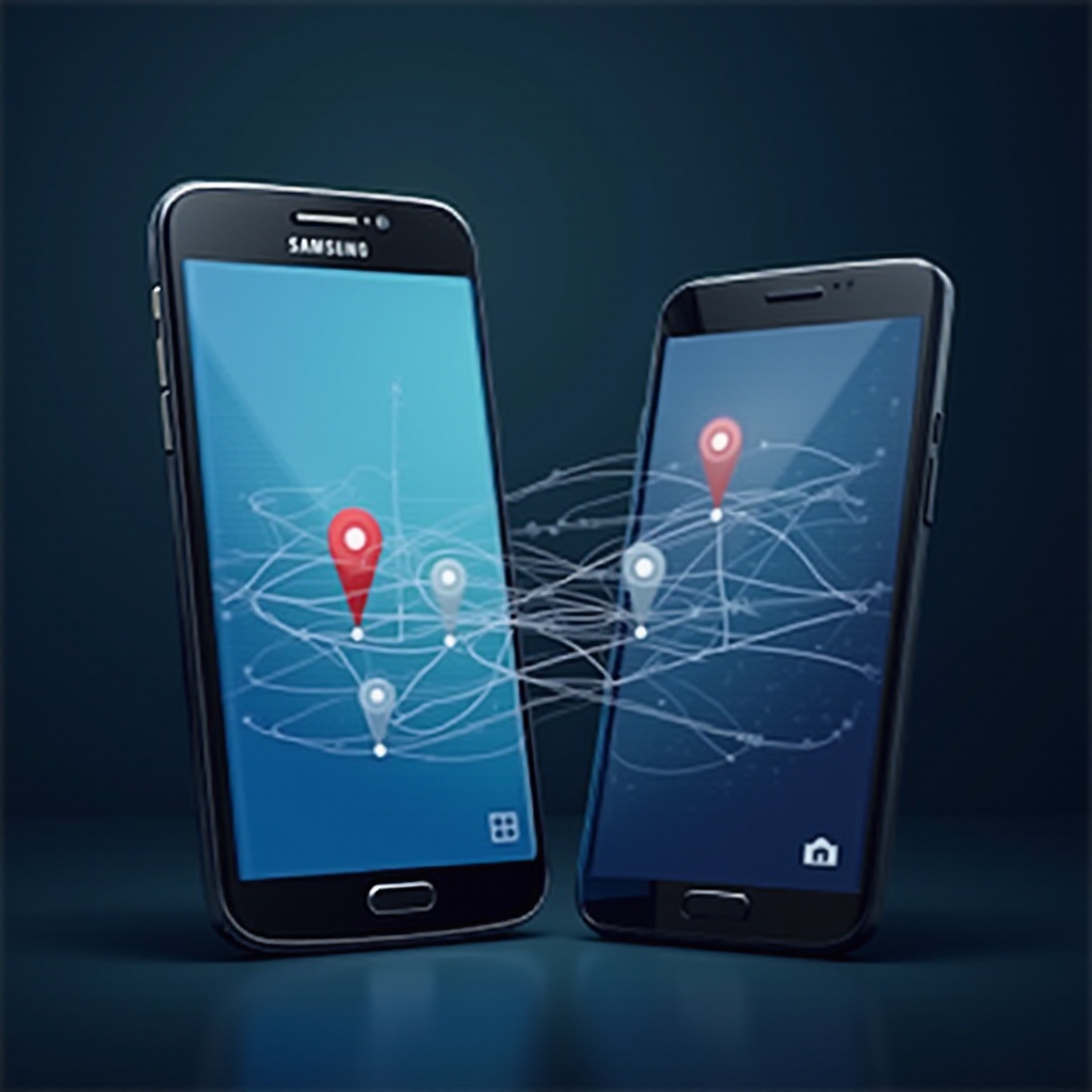 può samsung condividere la posizione con iphone