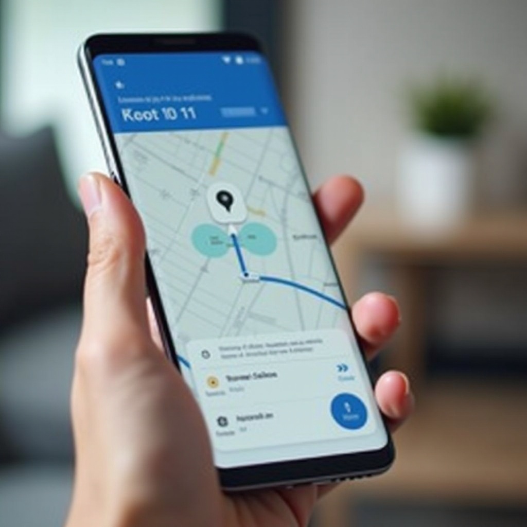 cómo compartir ubicación en samsung